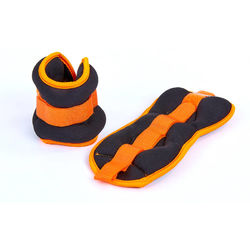 Утяжелители универсальные для рук и ног 2 по 1 кг (FI-7208-2, черно-оранжевый)